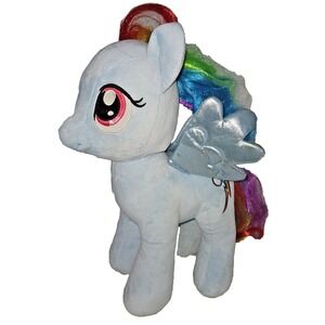 BUILD A BEAR WORKSHOP My Little Pony Rainbow Dash Plush 16" Stuffed Animal BABW